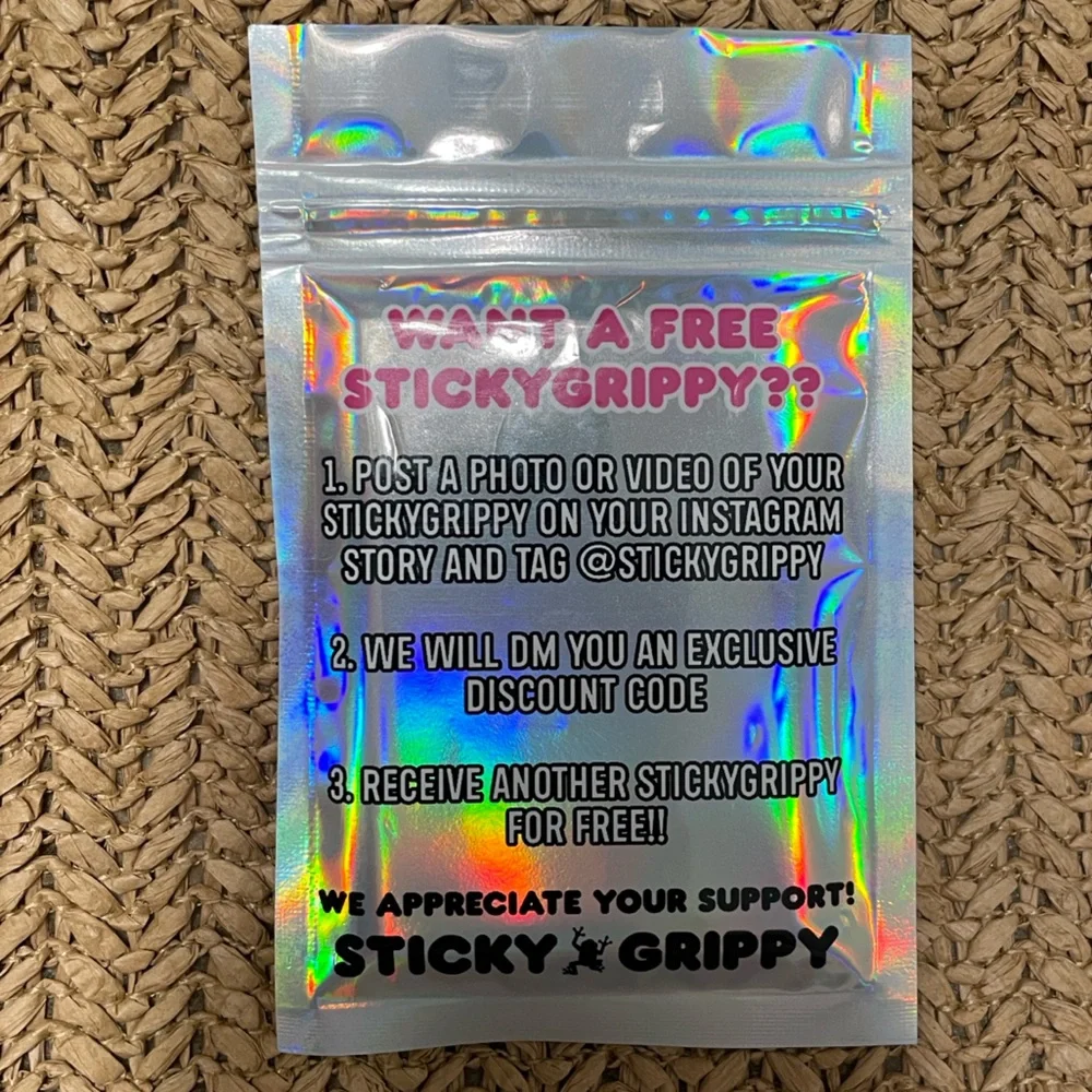 Sticky Grippy Silicone Suction Phone Holder - White
